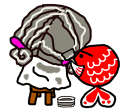 Auntie Mano & Namo the fish sticker #842548