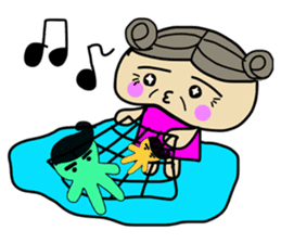 Auntie Mano & Namo the fish sticker #842550