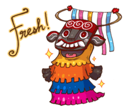 Spirit House : Three Phi Khon sticker #842602