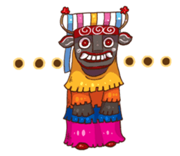 Spirit House : Three Phi Khon sticker #842603