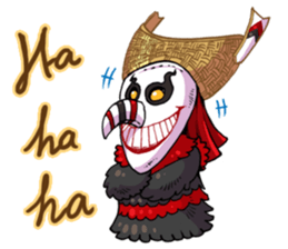 Spirit House : Three Phi Khon sticker #842608