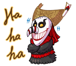 Spirit House : Three Phi Khon sticker #842608