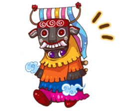 Spirit House : Three Phi Khon sticker #842611