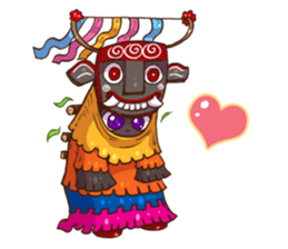 Spirit House : Three Phi Khon sticker #842612