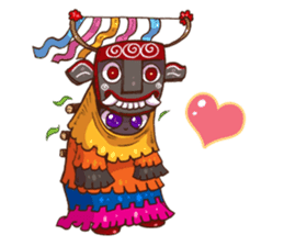 Spirit House : Three Phi Khon sticker #842612