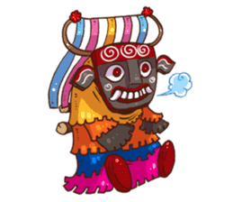 Spirit House : Three Phi Khon sticker #842620