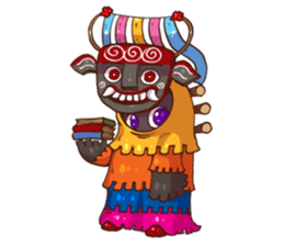 Spirit House : Three Phi Khon sticker #842621