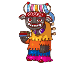 Spirit House : Three Phi Khon sticker #842621