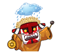 Spirit House : Three Phi Khon sticker #842628