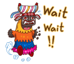 Spirit House : Three Phi Khon sticker #842633