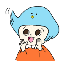 Jiyu-chan with friends sticker #843424