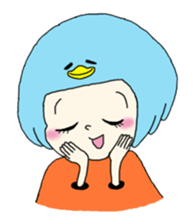 Jiyu-chan with friends sticker #843430