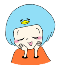 Jiyu-chan with friends sticker #843430