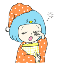 Jiyu-chan with friends sticker #843431