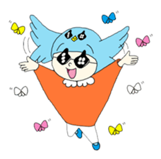 Jiyu-chan with friends sticker #843435