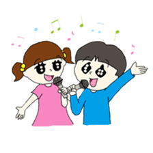 Jiyu-chan with friends sticker #843436