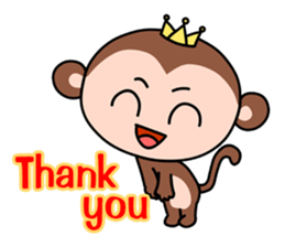 Belle-Monkey sticker #843640
