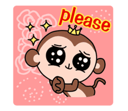 Belle-Monkey sticker #843641