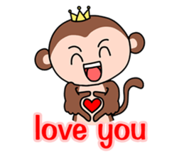 Belle-Monkey sticker #843650