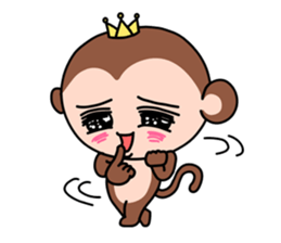 Belle-Monkey sticker #843651