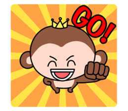 Belle-Monkey sticker #843656