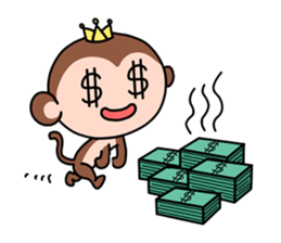 Belle-Monkey sticker #843657