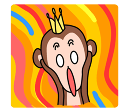 Belle-Monkey sticker #843663