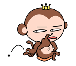 Belle-Monkey sticker #843668