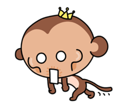Belle-Monkey sticker #843670