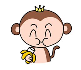 Belle-Monkey sticker #843676