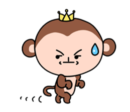 Belle-Monkey sticker #843678