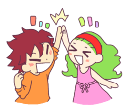 Paz And Lin sticker #843960