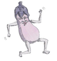 Eggplant brothers sticker #844321