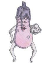 Eggplant brothers sticker #844326