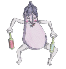 Eggplant brothers sticker #844336