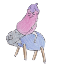 Eggplant brothers sticker #844354