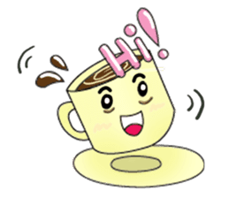 Coffee-Chan sticker #844359
