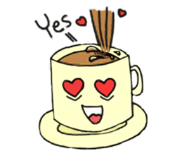 Coffee-Chan sticker #844361
