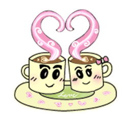 Coffee-Chan sticker #844375