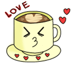 Coffee-Chan sticker #844377