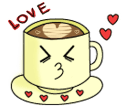 Coffee-Chan sticker #844377