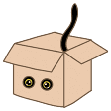 Cats in Box sticker #844722