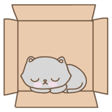 Cats in Box sticker #844723