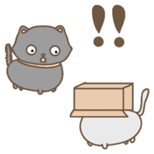 Cats in Box sticker #844739