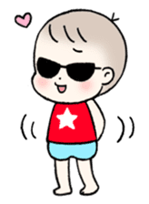 A baby waring sunglasses (English) sticker #845461