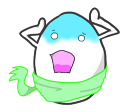 chicken stamp sticker #845811