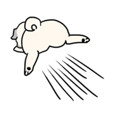 Wriggling Pug sticker #845855