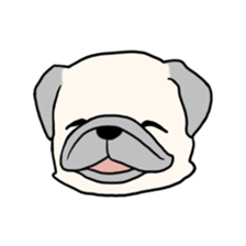 Wriggling Pug sticker #845864