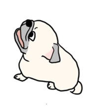 Wriggling Pug sticker #845867
