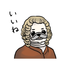 Wriggling Pug sticker #845872